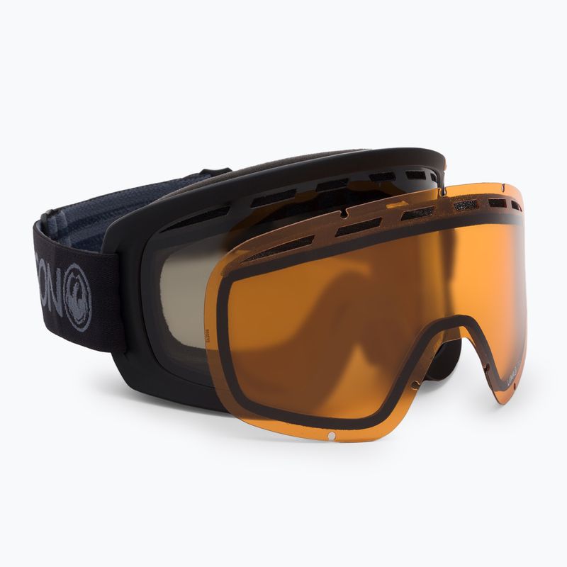 Occhiali da sci DRAGON D1 OTG blackout/lumalens dark smoke/lumalens amber 40461/6032001
