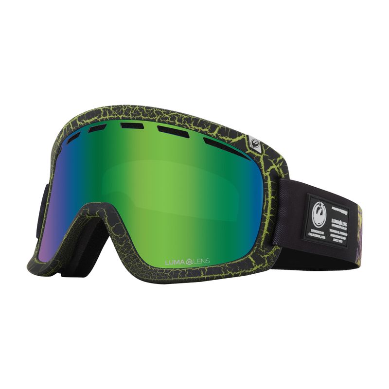 DRAGON D1 OTG occhiali da sci lichene/lumalens verde ion/lumalens ambra 40461/6032342 7