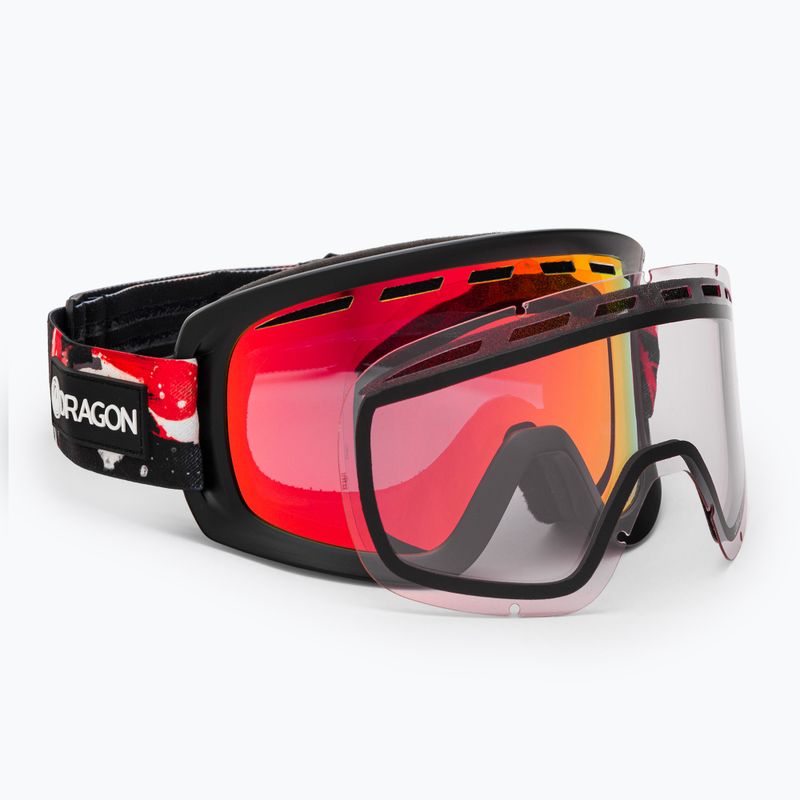DRAGON D1 OTG occhiali da sci koi/lumalens red ion/lumalens light rose 40461/6032642