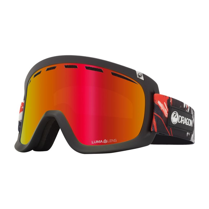 DRAGON D1 OTG occhiali da sci koi/lumalens red ion/lumalens light rose 40461/6032642 7