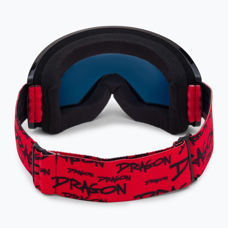 Occhiali da sci DRAGON DX3 OTG tag/lumalens red ion 3