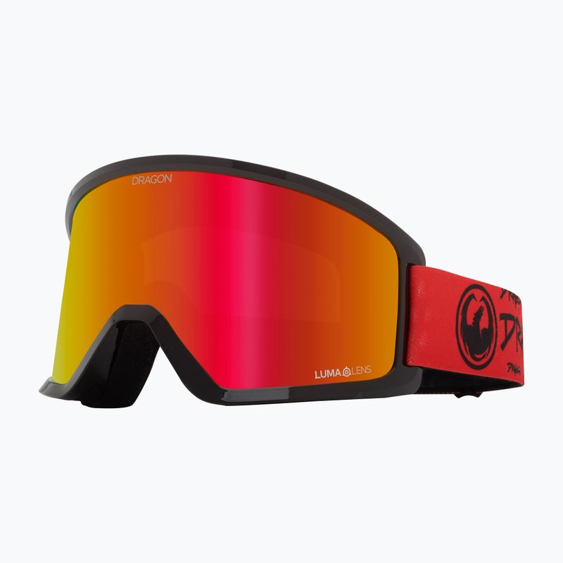 Occhiali da sci DRAGON DX3 OTG tag/lumalens red ion 7