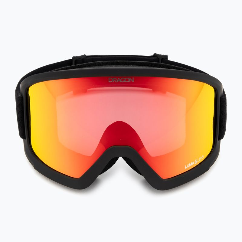 DRAGON DX3 L OTG nero/lumalens red ion occhiali da sci 2