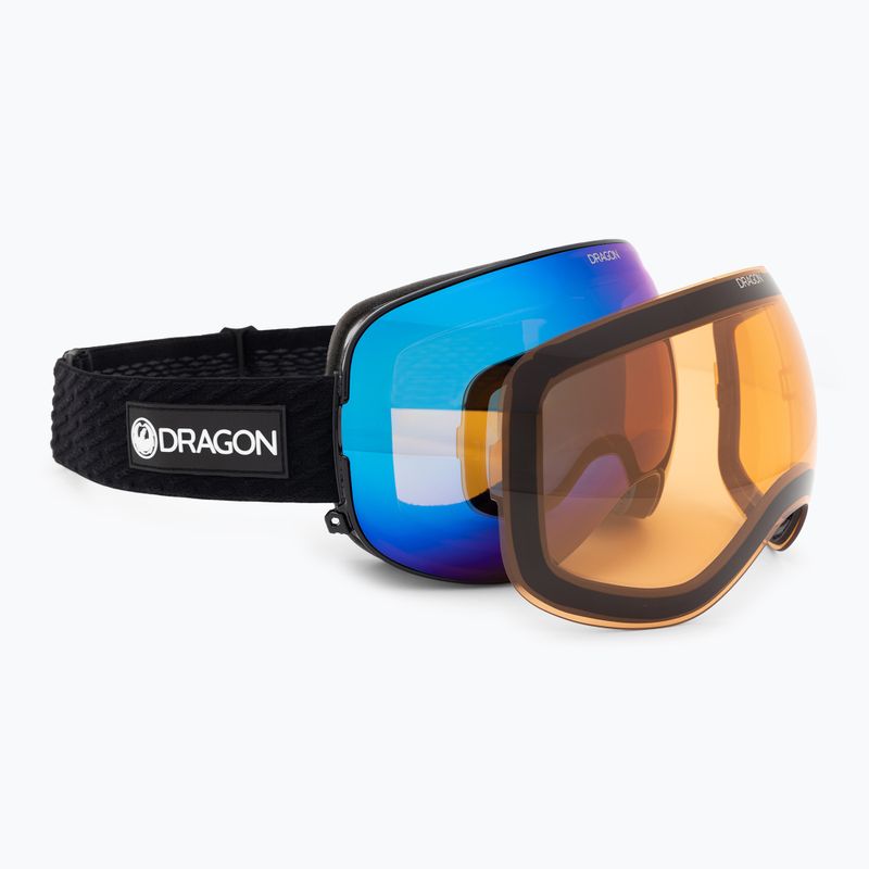 Occhiali da sci DRAGON X2 icon blue/lumalens blue ion/amber