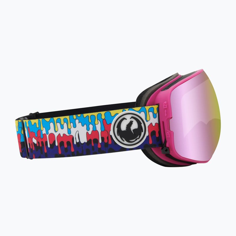 Occhiali da sci DRAGON X2S drip/lumalens pink ion/dark smoke 8
