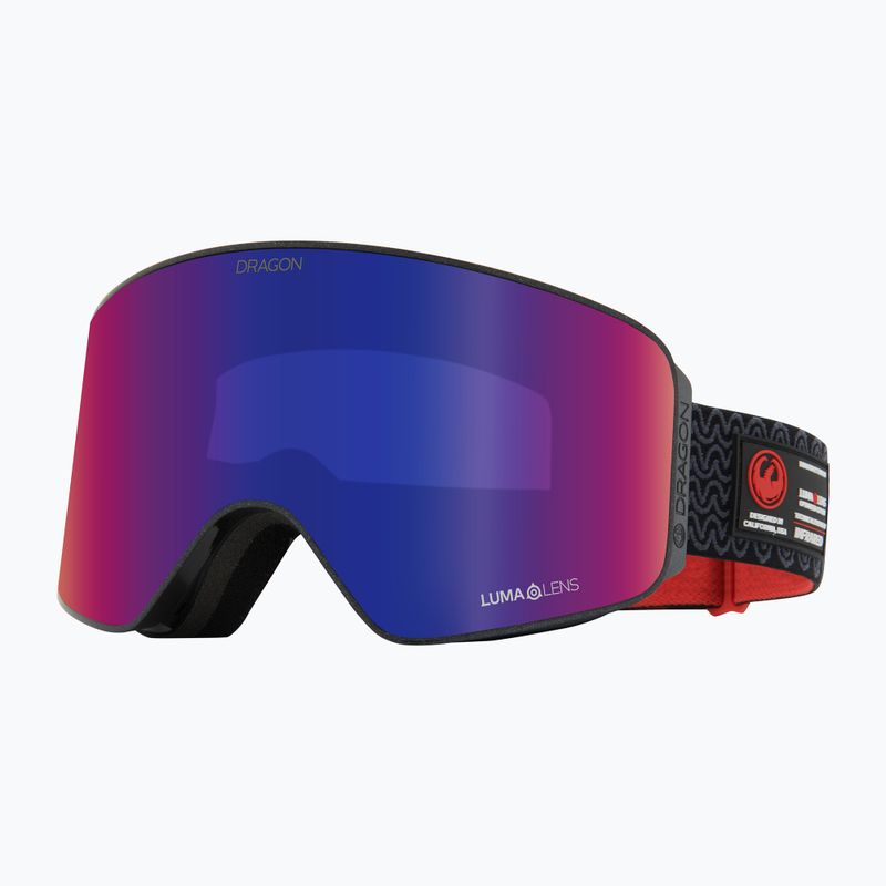 Occhiali da sci DRAGON NFX MAG OTG ossidiana/lumalens solace ir/violet 6