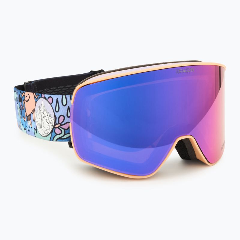 DRAGON NFX2 occhiali da sci fasani24/lumalens purple ion+lumalens violet 2
