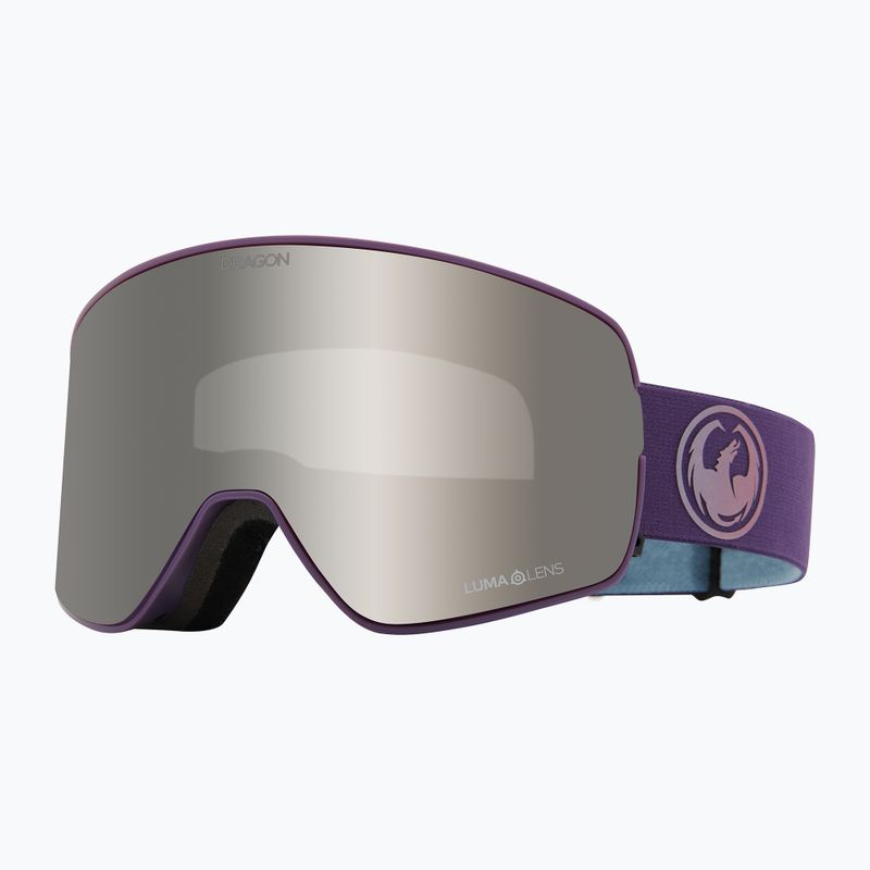 Occhiali da sci DRAGON NFX2 deep plum/lumalens silver ion+lumalens voilet 6