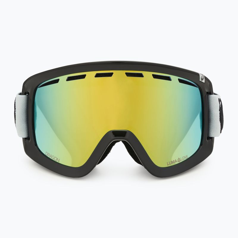 DRAGON D1 OTG occhiali da sci classic grey/lumalens gold ion+lumalens light rose 3