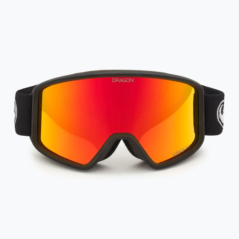 Occhiali da sci DRAGON DXT OTG nero/lumalens red ion 2