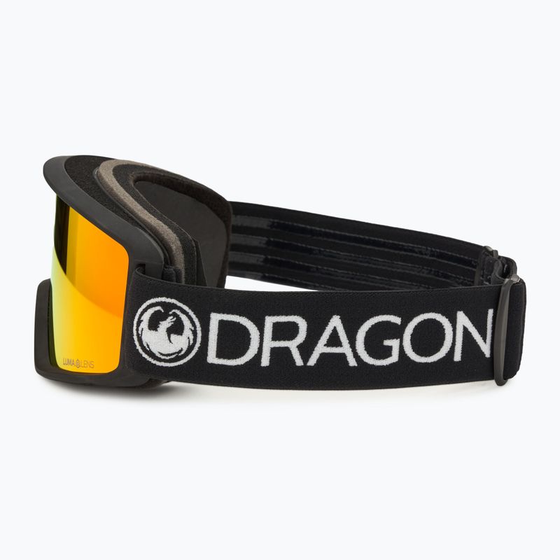 Occhiali da sci DRAGON DXT OTG nero/lumalens red ion 4