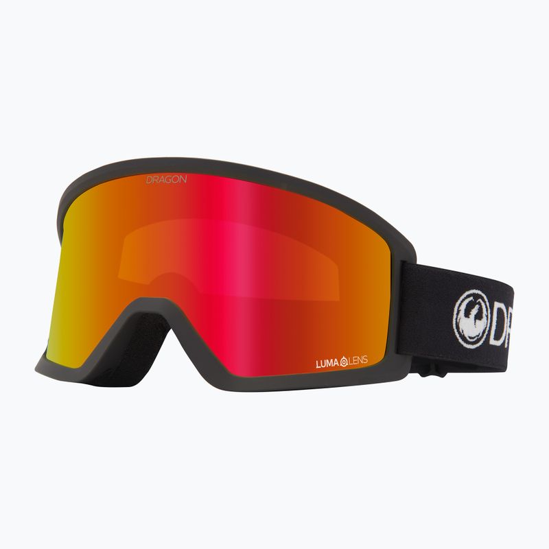 Occhiali da sci DRAGON DXT OTG nero/lumalens red ion 5
