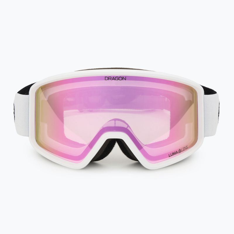 Occhiali da sci DRAGON DXT OTG bianco/rosa ionico 2