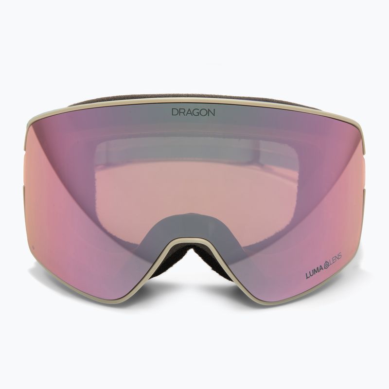 Maschera da sci DRAGON NFX2 kimmy pheasant/lumalens rose gold ion/lumalens pink ion 3