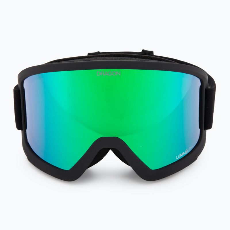 Maschera da sci DRAGON DX3 L OTG black/Lumalens Green Ion 2