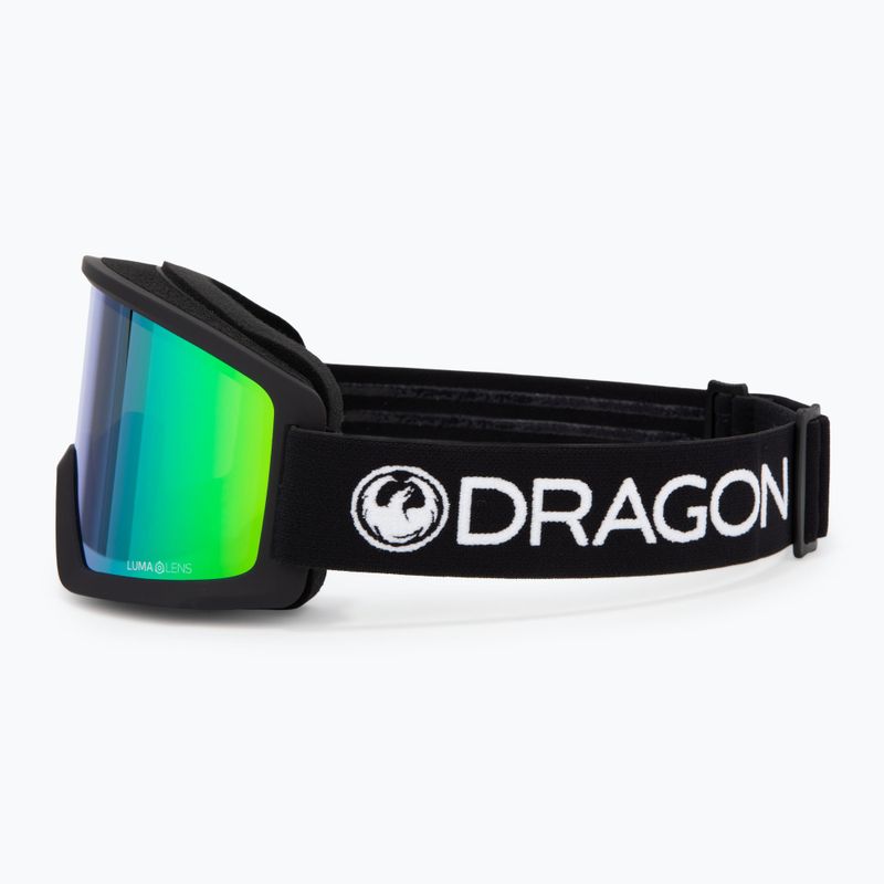 Maschera da sci DRAGON DX3 L OTG black/Lumalens Green Ion 4