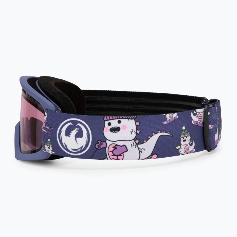 Occhiali da sci per bambini Dragon LIL D lil kaiju/lumalens light rose 4