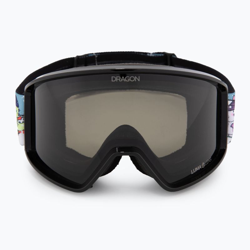 Maschera da sci DRAGON DXT OTG powday/lumalens dark smoke 2