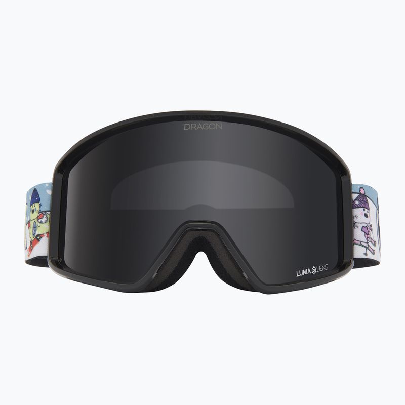 Maschera da sci DRAGON DXT OTG powday/lumalens dark smoke 2