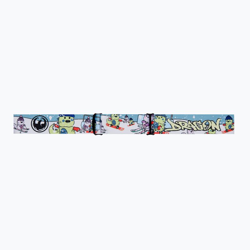 Maschera da sci DRAGON DXT OTG powday/lumalens dark smoke 5