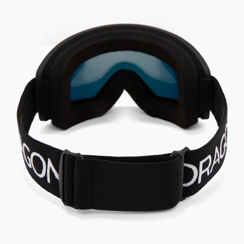 Maschera da sci DRAGON DX3 OTG black/lumalens red ion 3