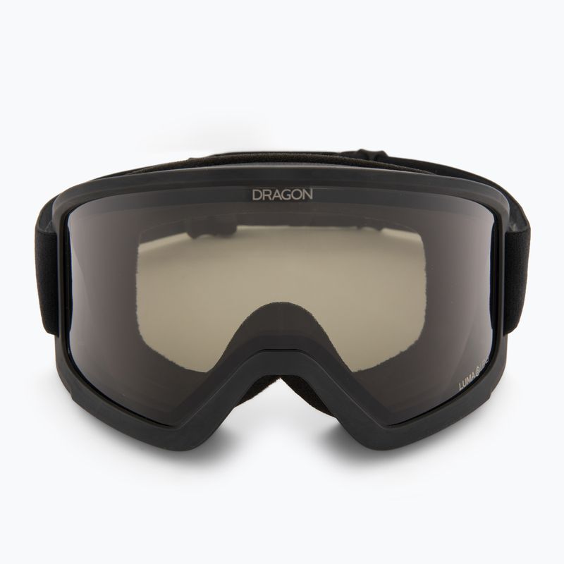 Maschera da sci DRAGON DX3 OTG blackout/lumalens dark smoke 2