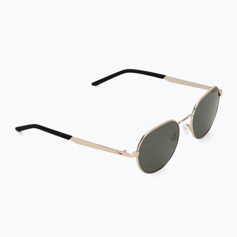 Occhiali da sole Nike Traveler Trend satin gold/green