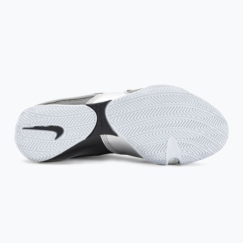 Scarpe da boxe Nike Hyperko MP nero/argento riflettente 5