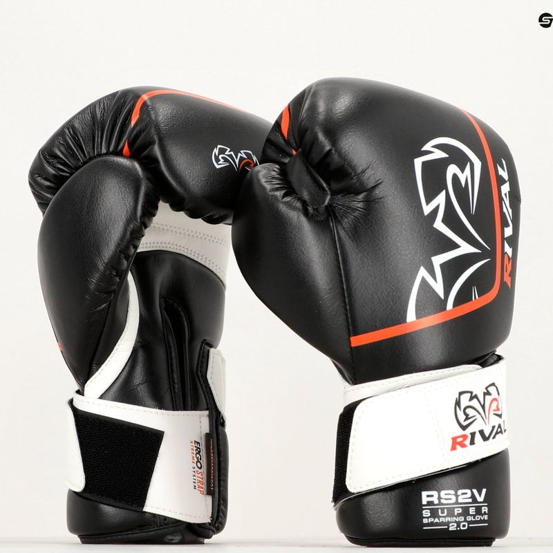 Guanti da boxe Rival Super Sparring 2.0 nero 14