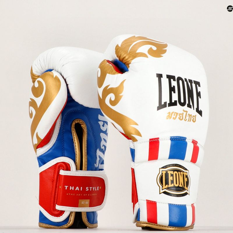 Guanti da boxe LEONE 1947 Thai Style bianco 16