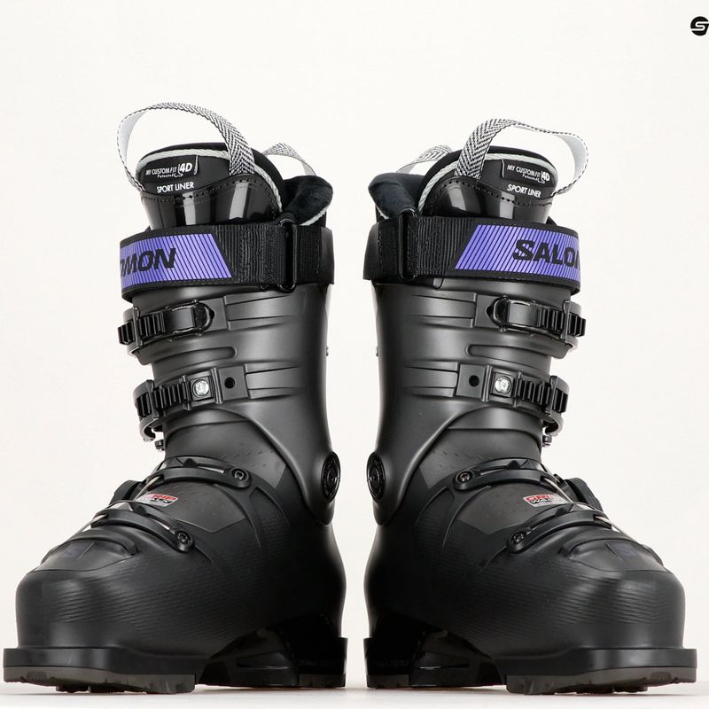 Scarponi da sci da donna Salomon S Pro Supra Boa 95 W nero/beluga/spearmint 13