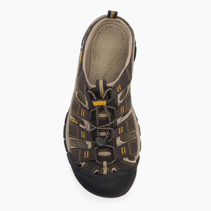 KEEN Newport H2 - sandali da uomo - corvino / alluminio 5