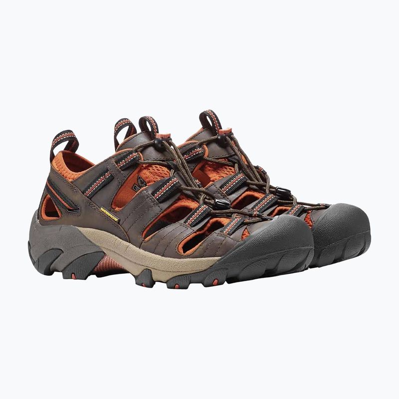 KEEN Arroyo II sandali da uomo nero oliva/bombay marrone 2