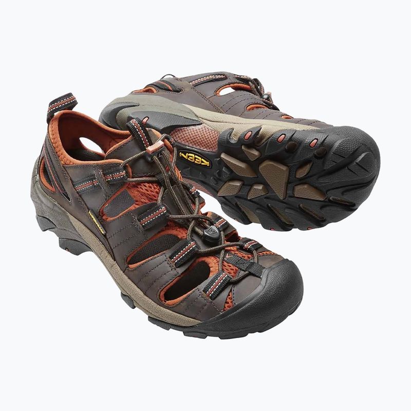 KEEN Arroyo II sandali da uomo nero oliva/bombay marrone 7