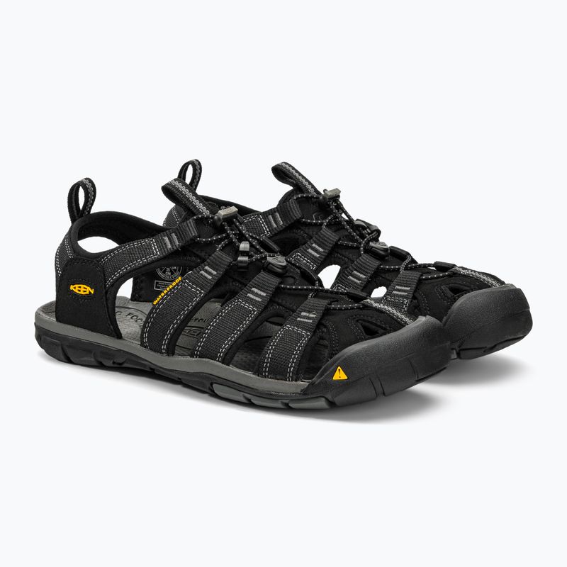 KEEN Clearwater CNX sandali da trekking da uomo nero/gargoyle 4