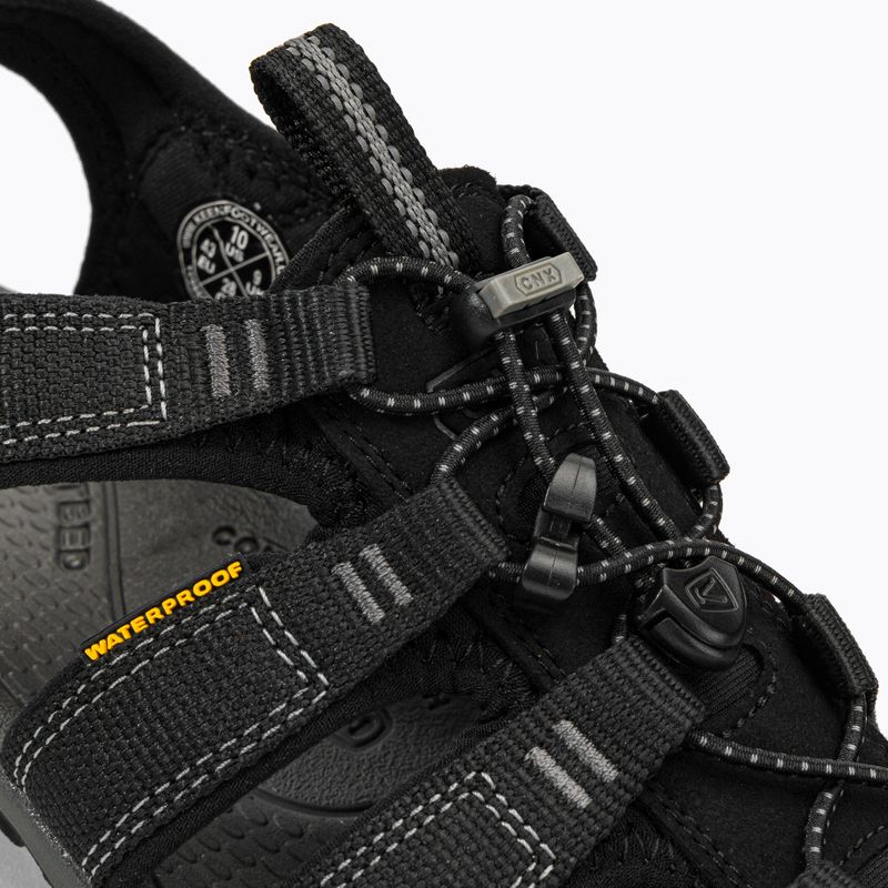 KEEN Clearwater CNX sandali da trekking da uomo nero/gargoyle 8