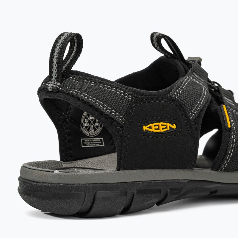 KEEN Clearwater CNX sandali da trekking da uomo nero/gargoyle 9