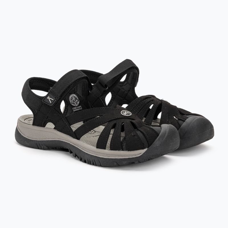 KEEN Rose sandali da donna nero/grigio neutro 4