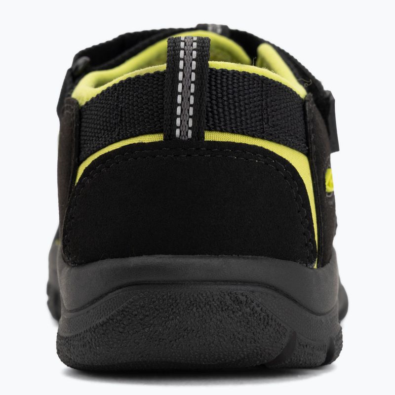 Sandali per bambini KEEN Newport H2 black/lime green 6