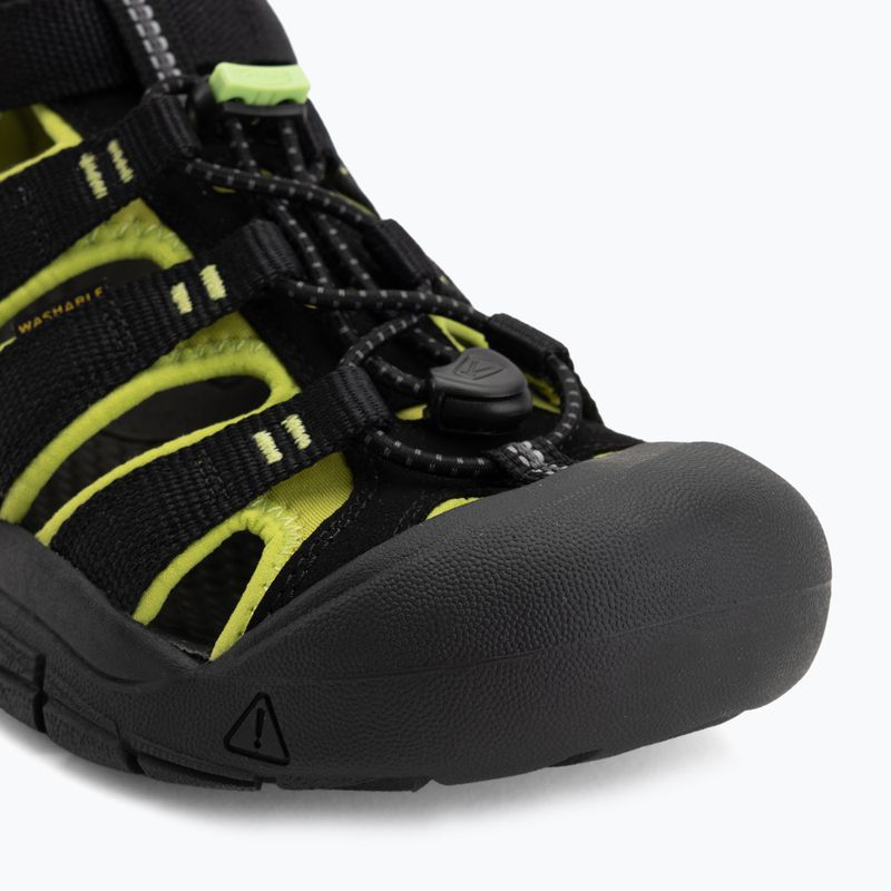 Sandali per bambini KEEN Newport H2 black/lime green 7