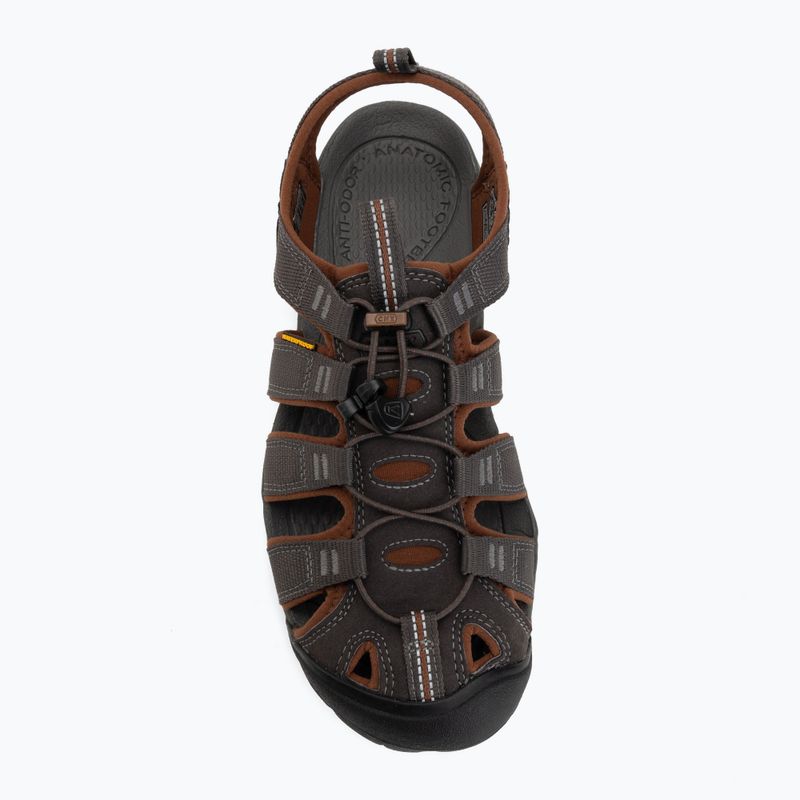 Sandali da uomo KEEN Clearwater CNX raven/tortoise shell 5