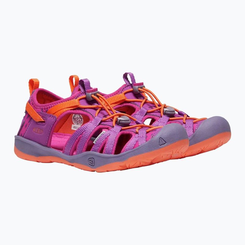 KEEN Moxie, sandali da trekking per bambini in vino viola/nasturzio 9