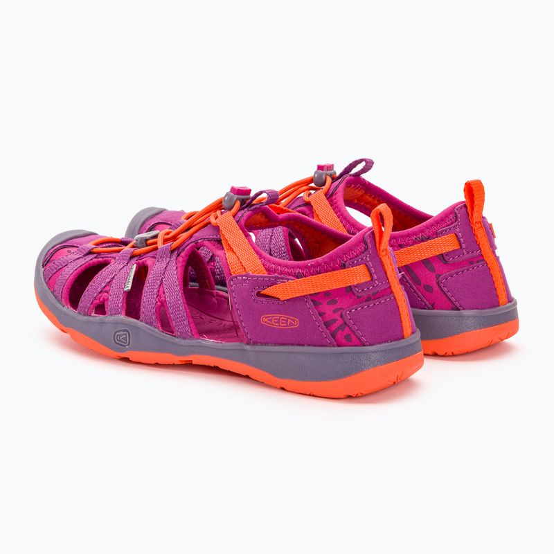 KEEN Moxie, sandali da trekking per bambini in vino viola/nasturzio 3