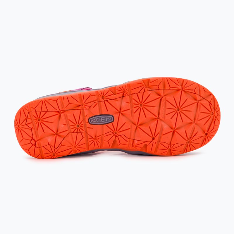 KEEN Moxie, sandali da trekking per bambini in vino viola/nasturzio 5