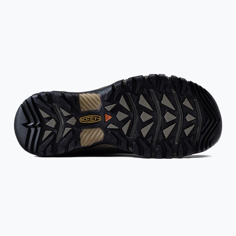 KEEN Targhee III WP - Stivali da trekking da uomo nero oliva/marrone dorato 4