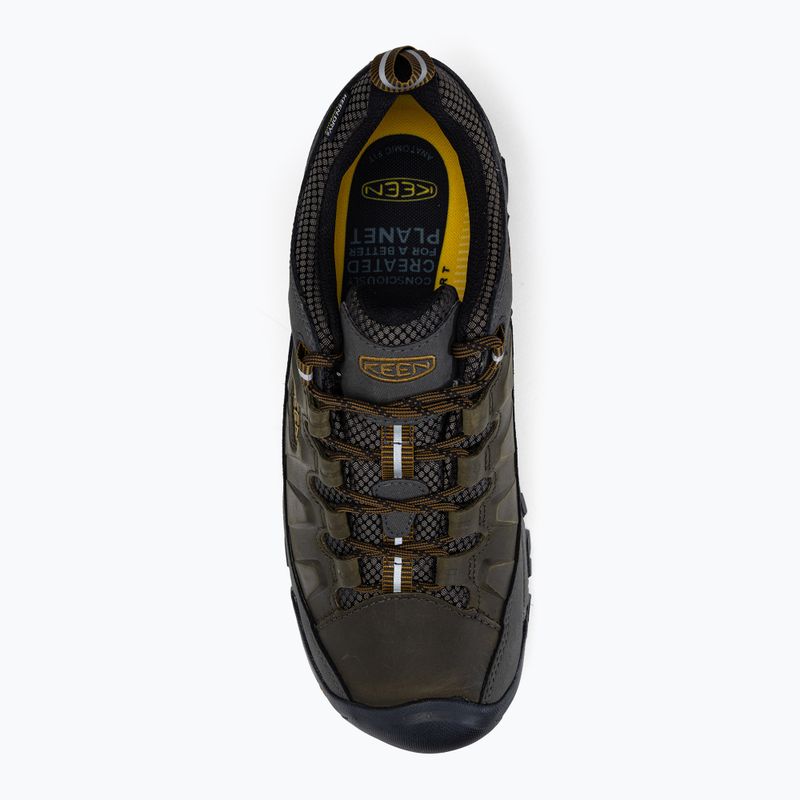 KEEN Targhee III WP - Stivali da trekking da uomo nero oliva/marrone dorato 6