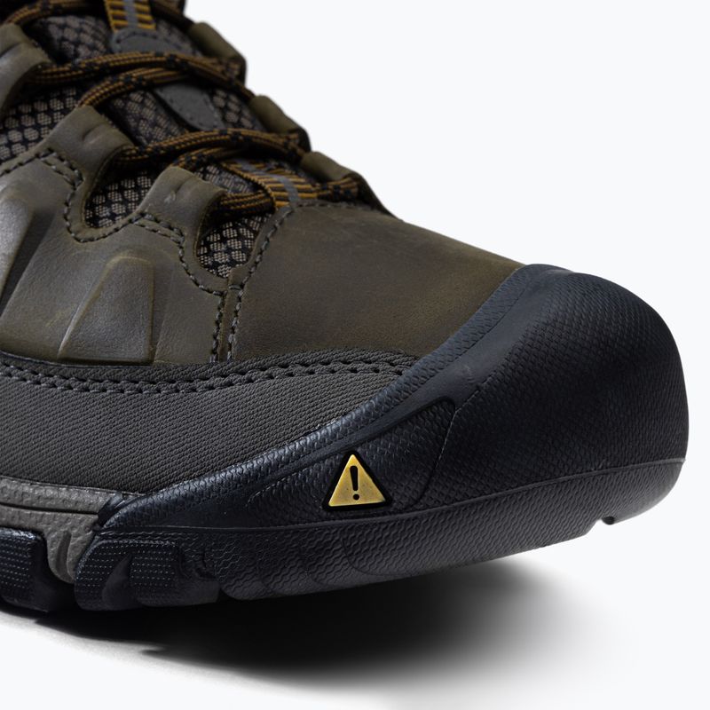 KEEN Targhee III WP - Stivali da trekking da uomo nero oliva/marrone dorato 7