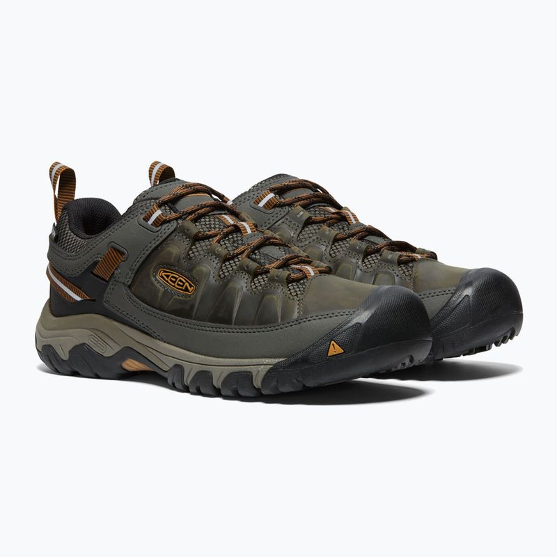 KEEN Targhee III WP - Stivali da trekking da uomo nero oliva/marrone dorato 13