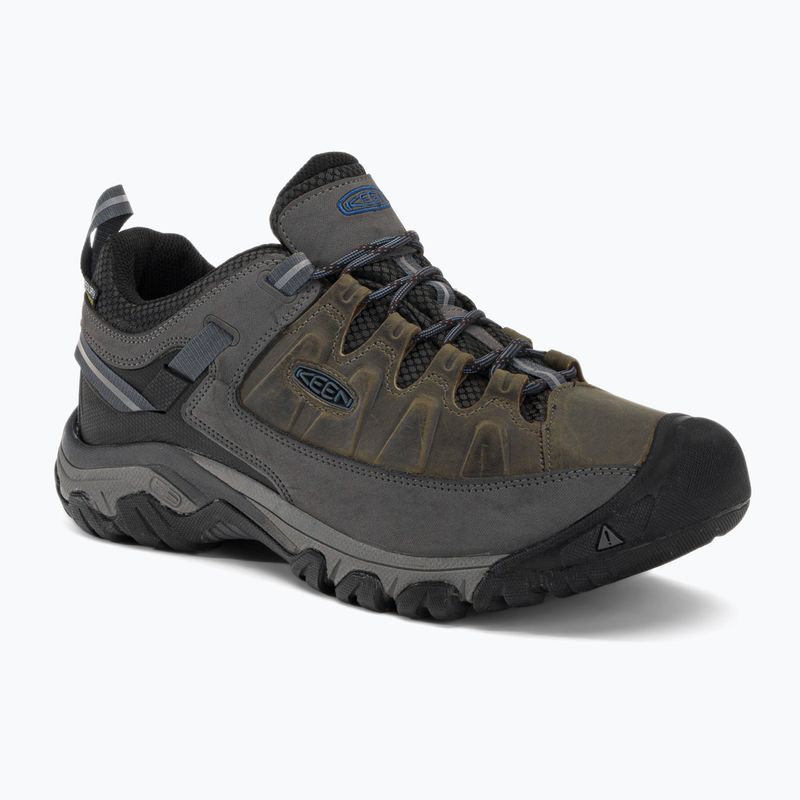 KEEN Targhee III WP scarpe da trekking da uomo grigio acciaio/blu capitano