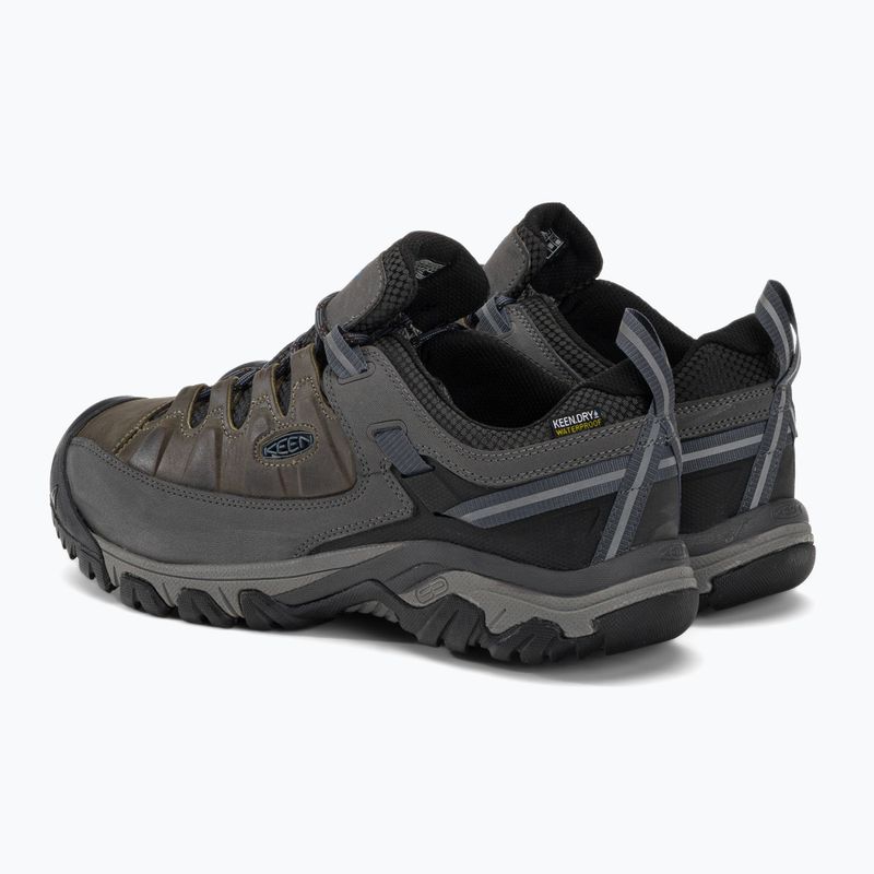 KEEN Targhee III WP scarpe da trekking da uomo grigio acciaio/blu capitano 3